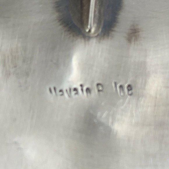 Native Navajo Sq. Blossom Sterling Silver Necklace - Picture 9 of 12